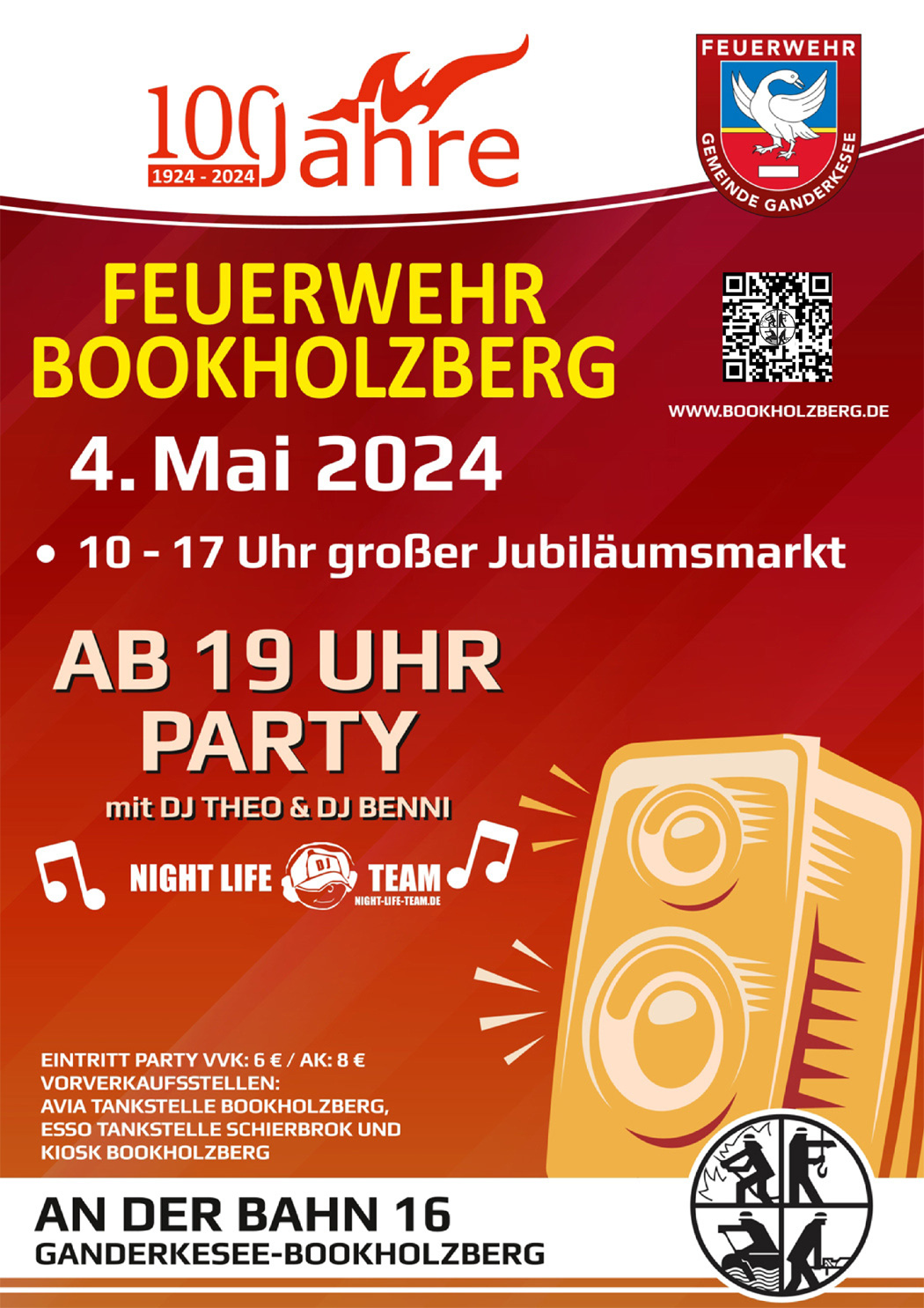 100 Jahre Feuerwehr Bookholzberg