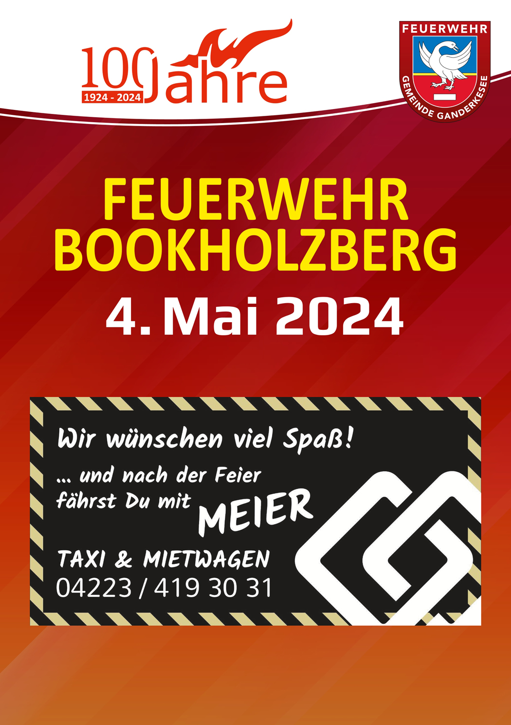 100 Jahre Feuerwehr Bookholzberg